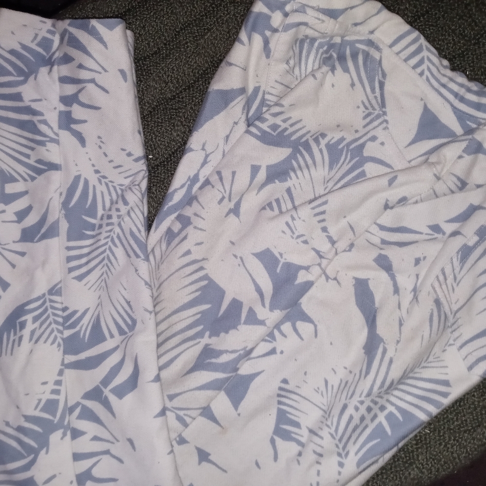 Xhilaration Blue and White Legging